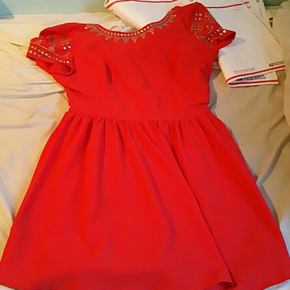 Red dress